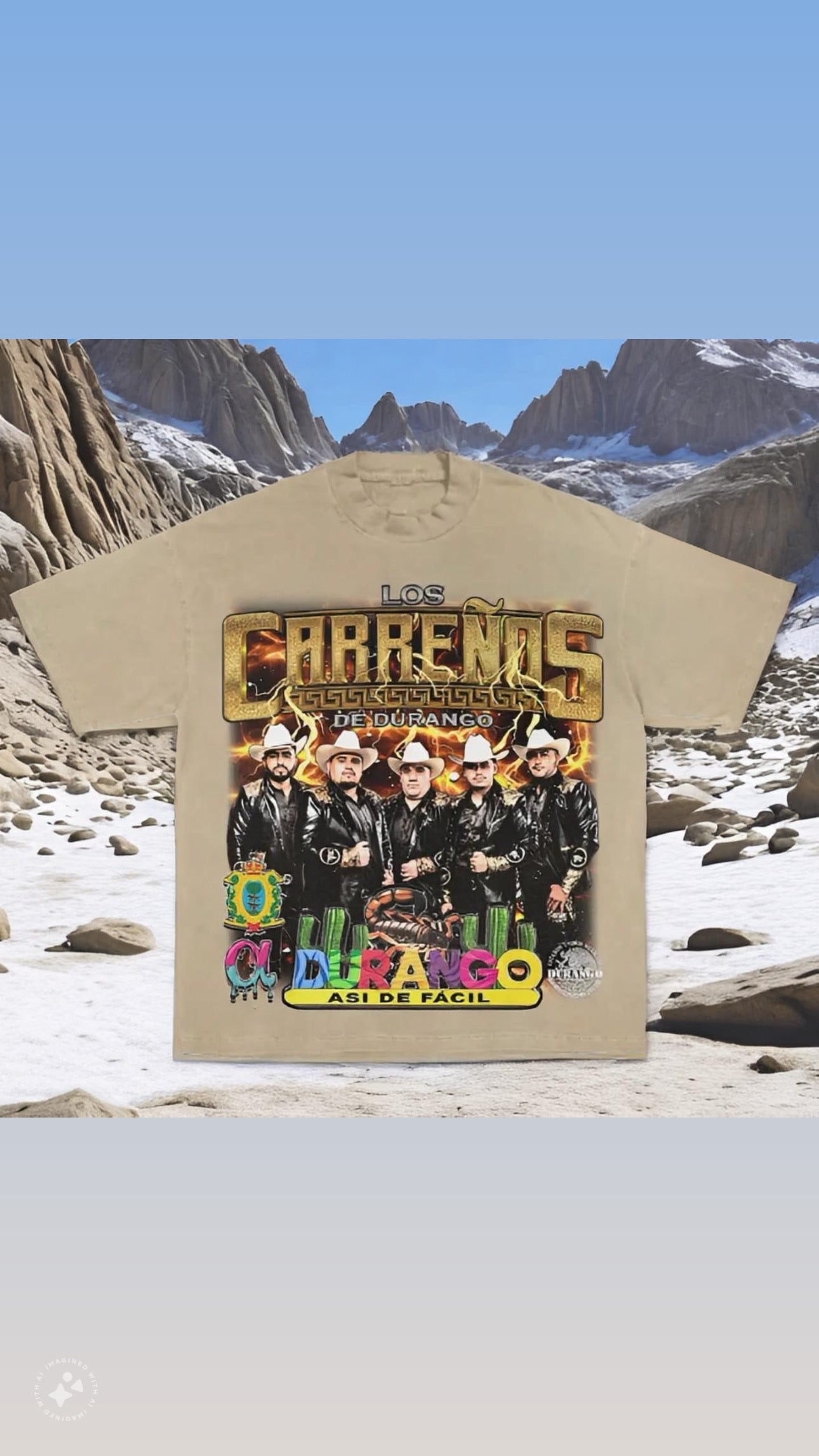 Los Carreños De Durango tee