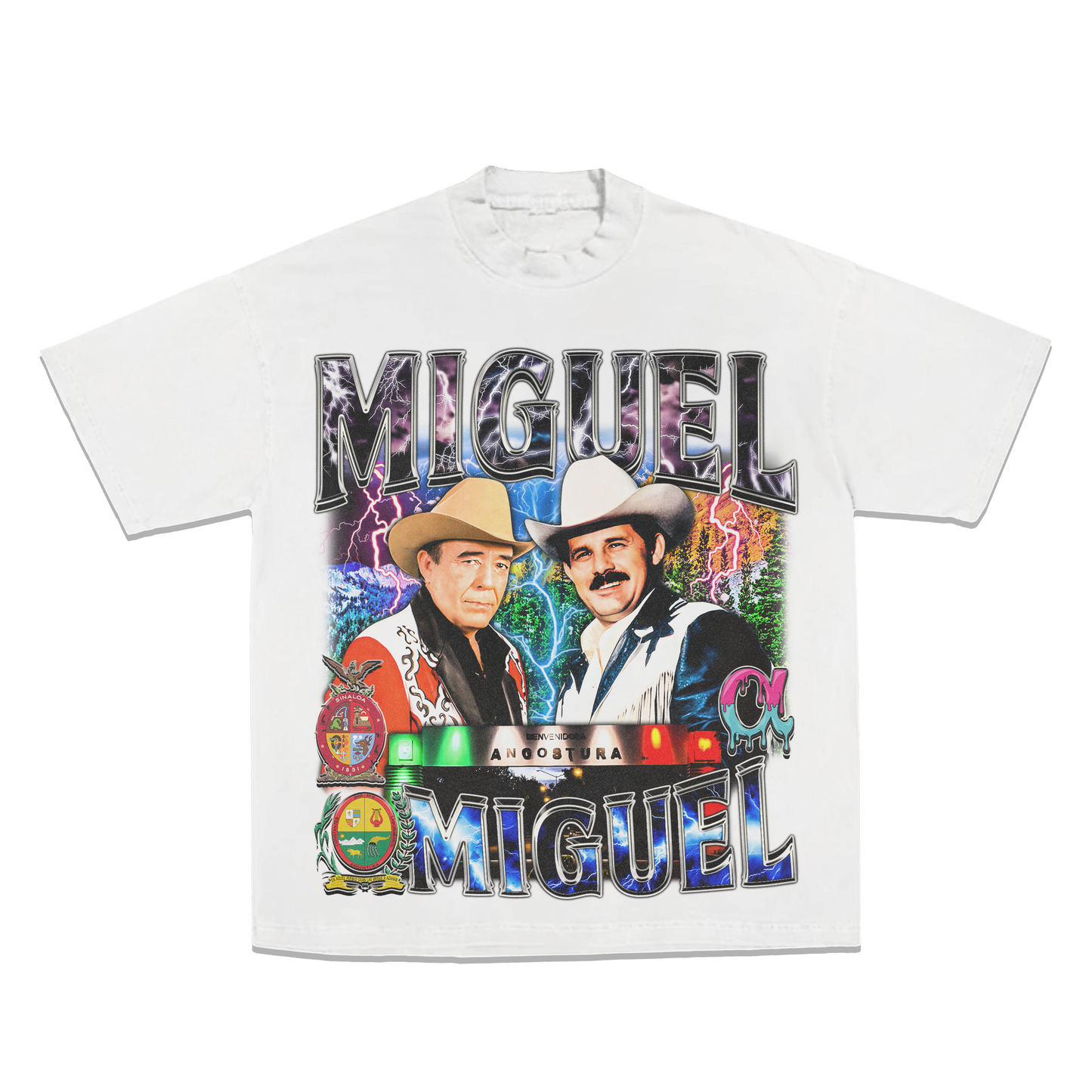 Miguel y Miguel tee
