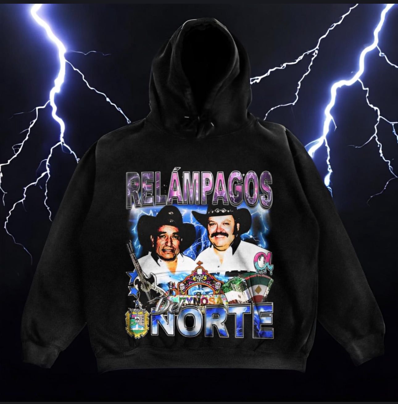 Relámpagos Del Norte Hoodie